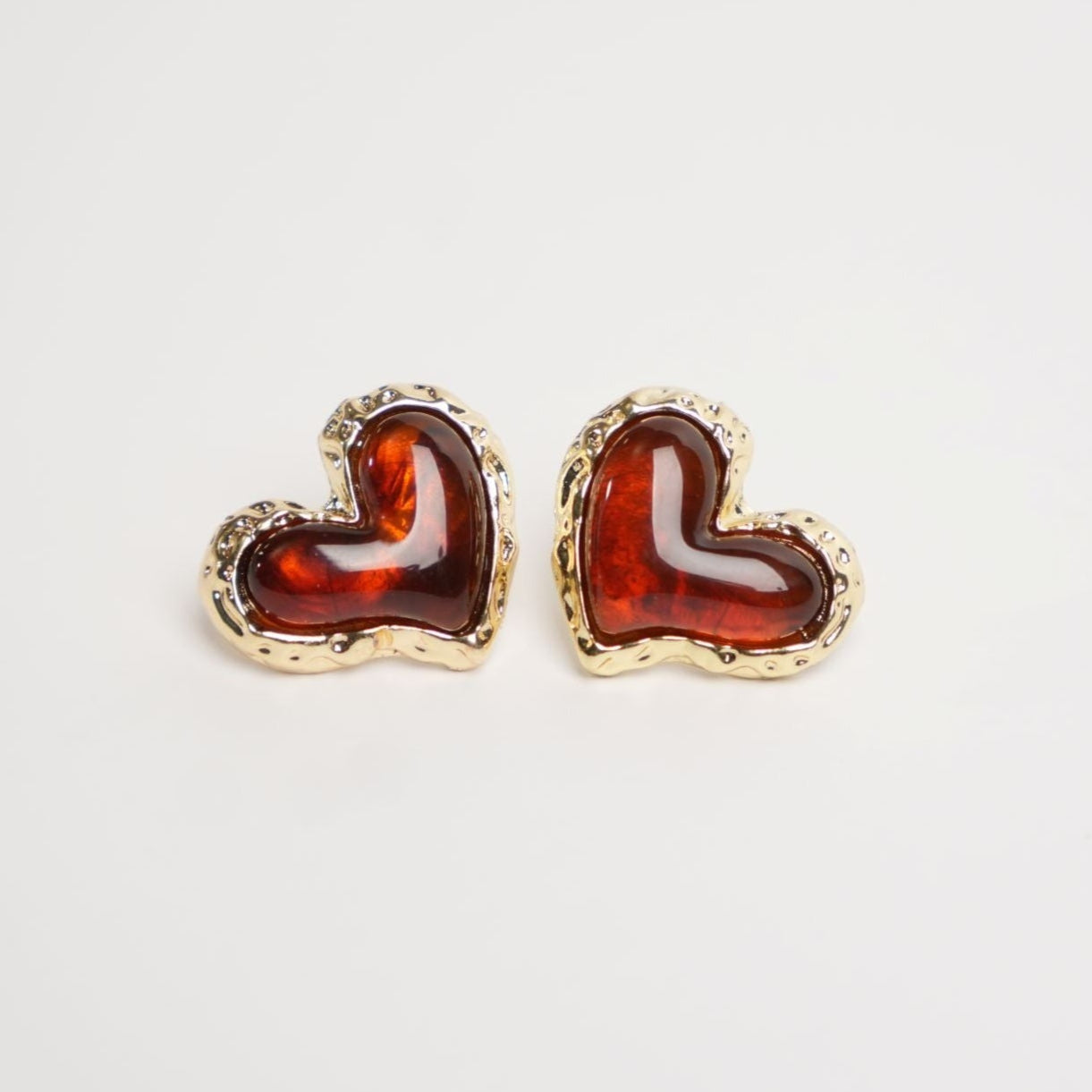 Heart Stud Earrings