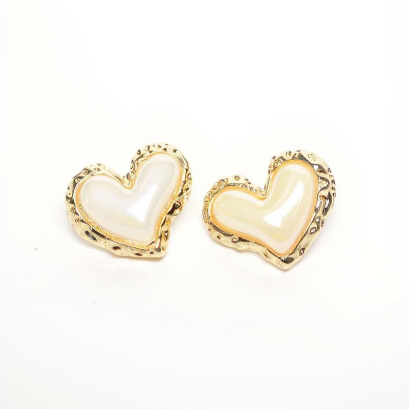 Heart Stud Earrings