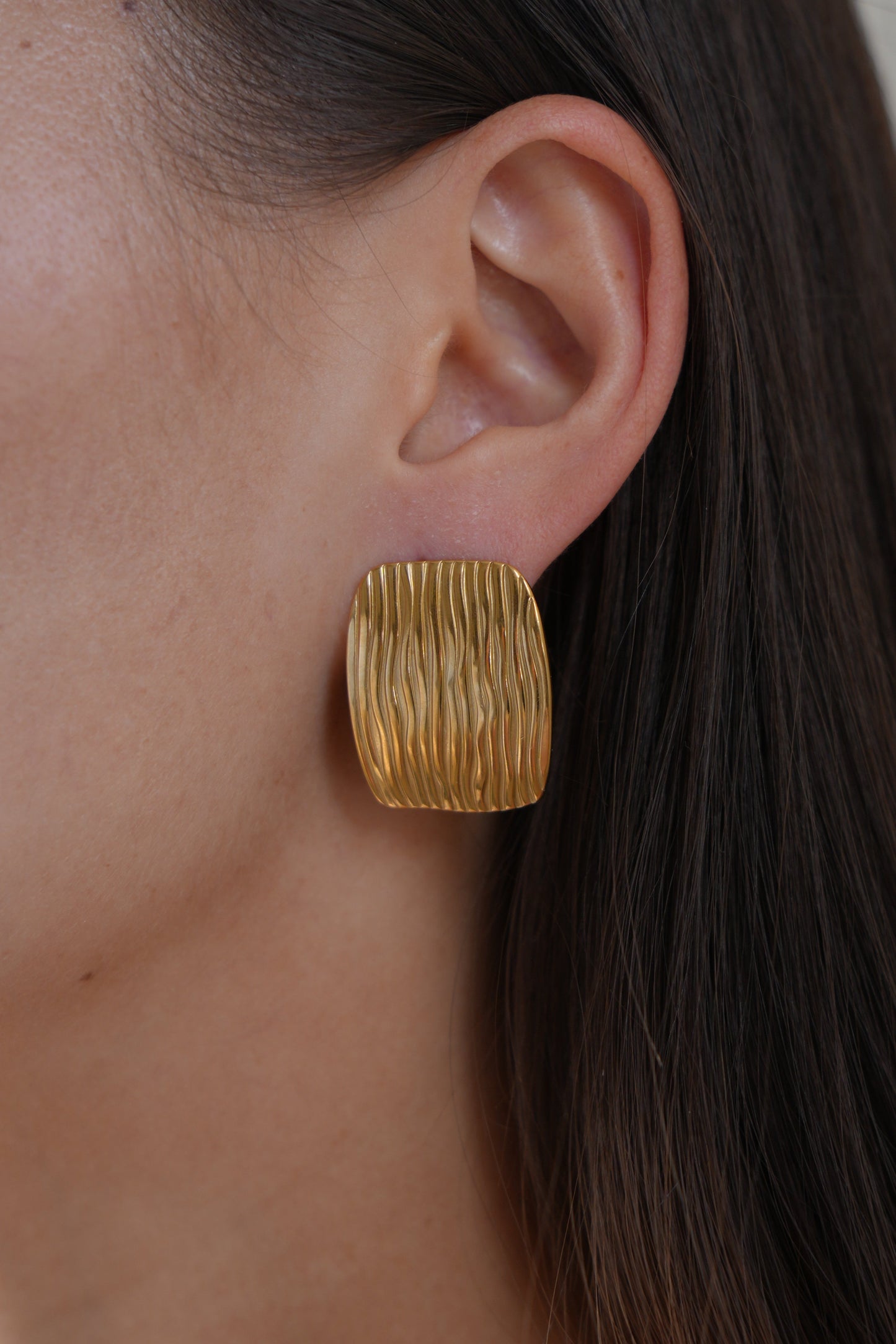 Wave Panel Earrings