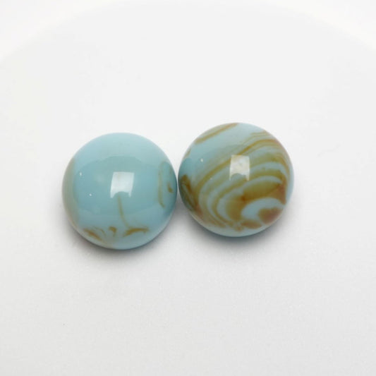 Swirl Dome Stud Earrings