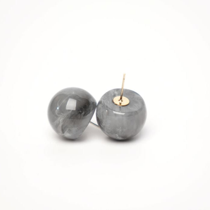 Swirl Dome Stud Earrings