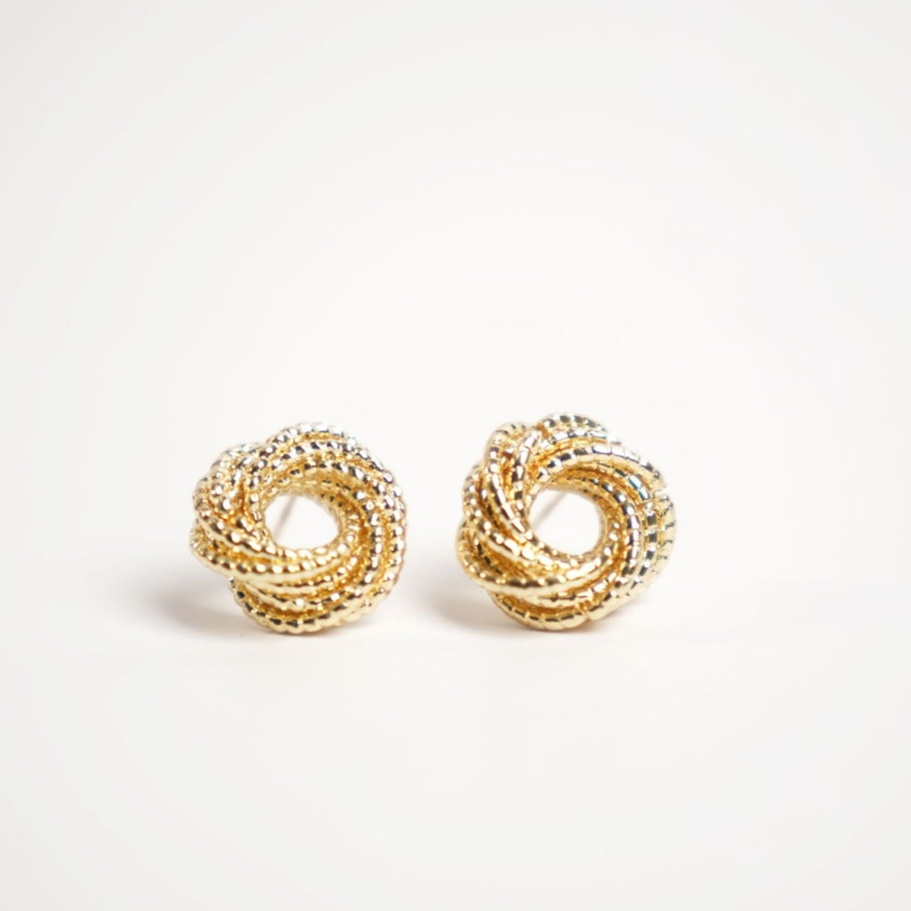 Twist Knot Stud Earrings