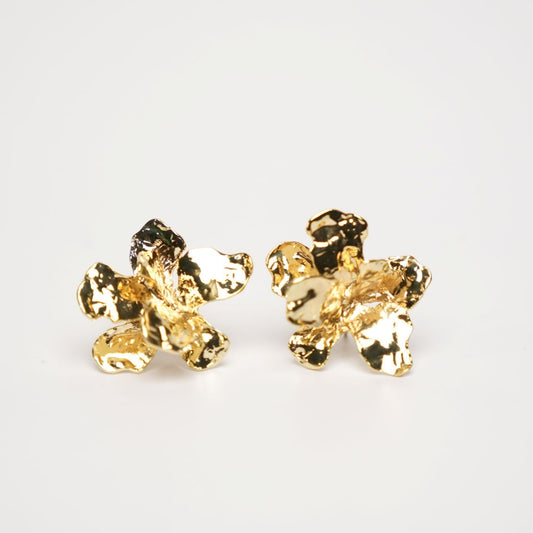 Molten Bloom Stud Earrings