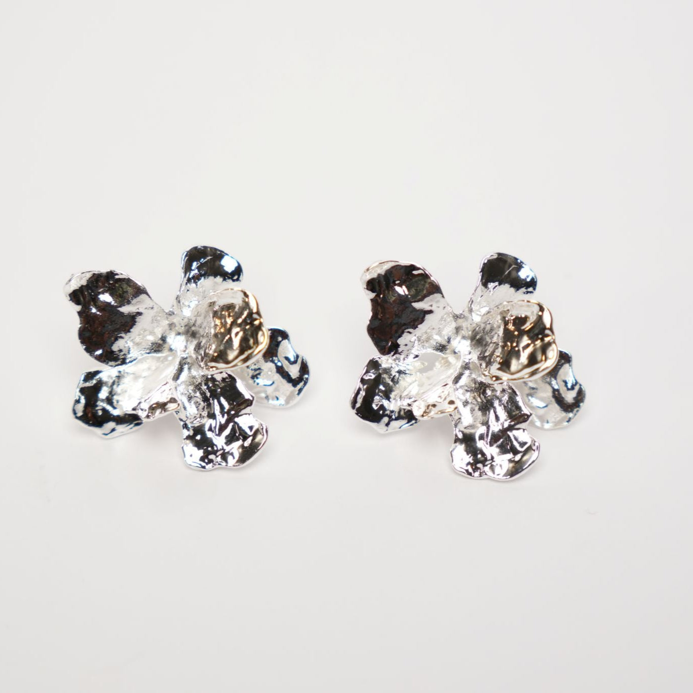 Molten Bloom Stud Earrings
