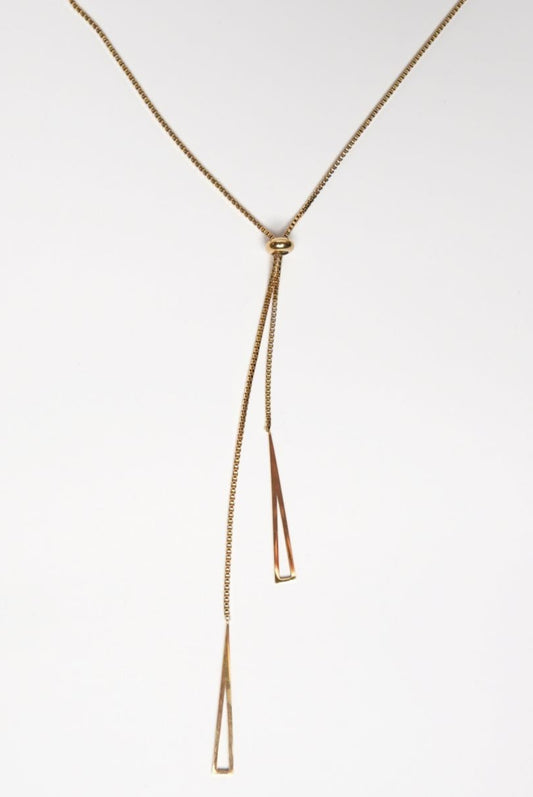 Drop Bar Lariat Necklace