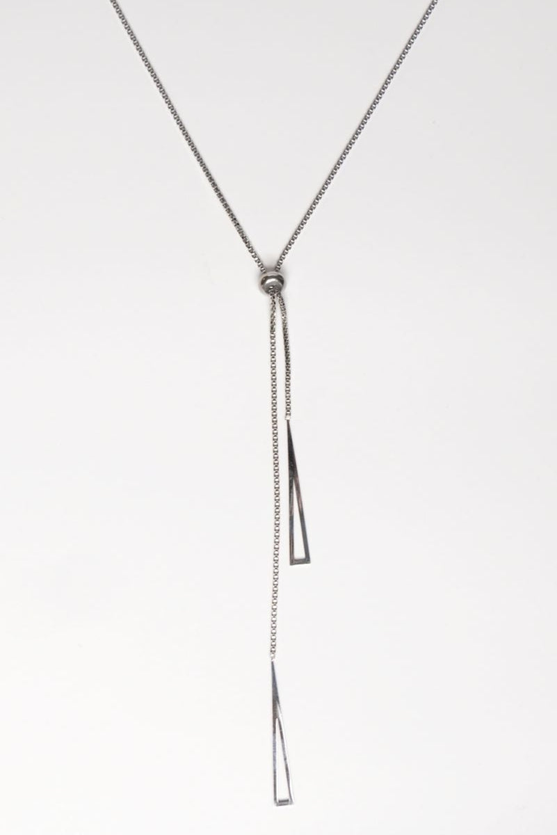 Drop Bar Lariat Necklace