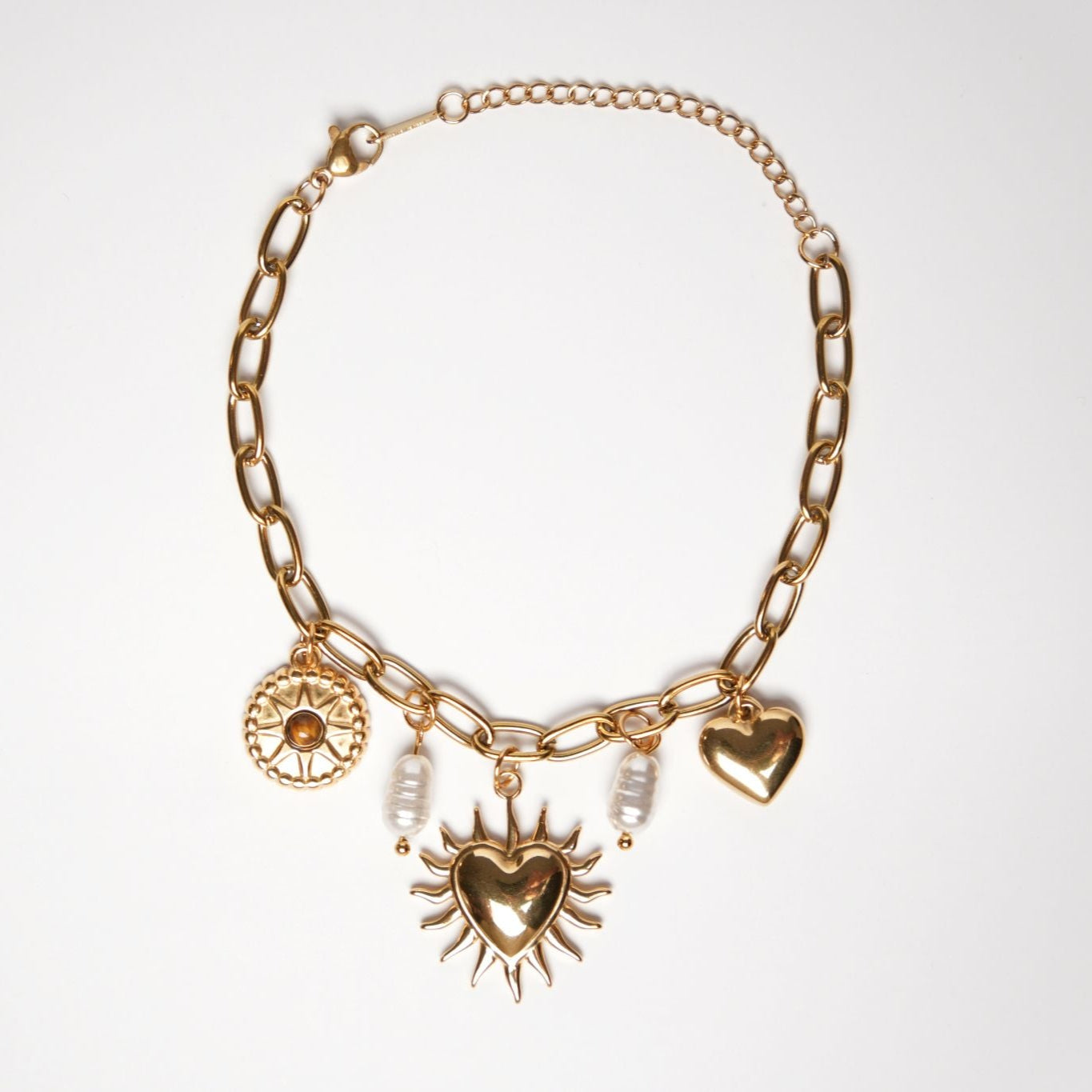 Sun Relic Charm Bracelet