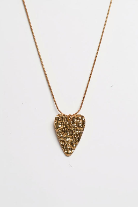 Molten Heart Pendant Necklace