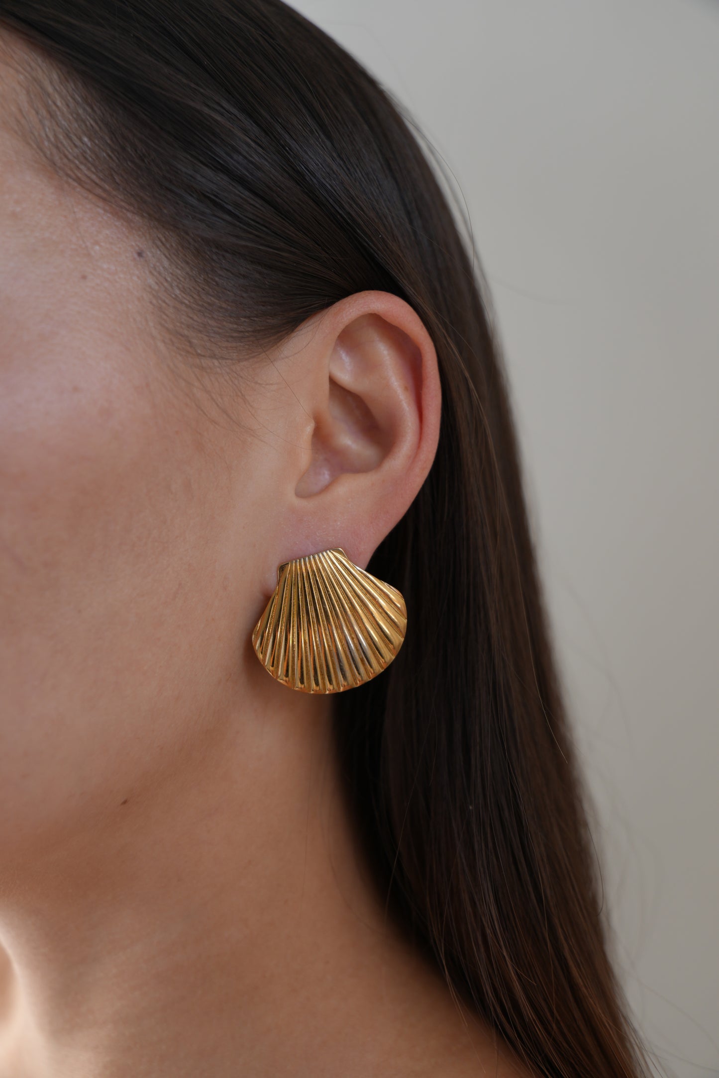 Golden Shell Earrings