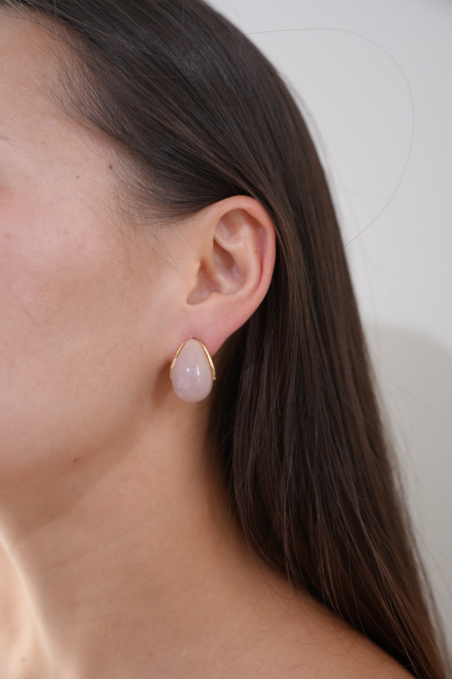Blush Teardrop Earrings