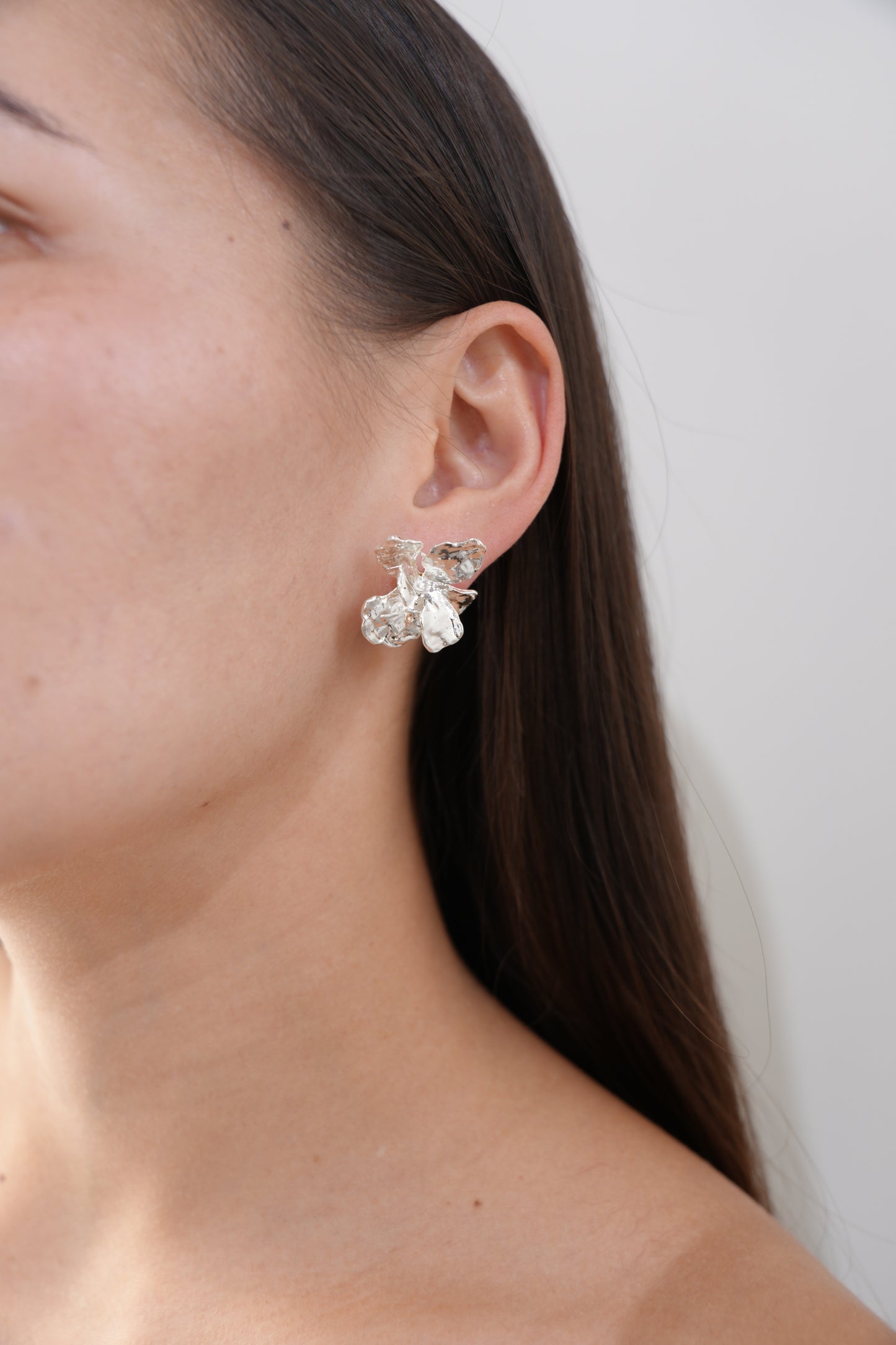 Molten Bloom Stud Earrings