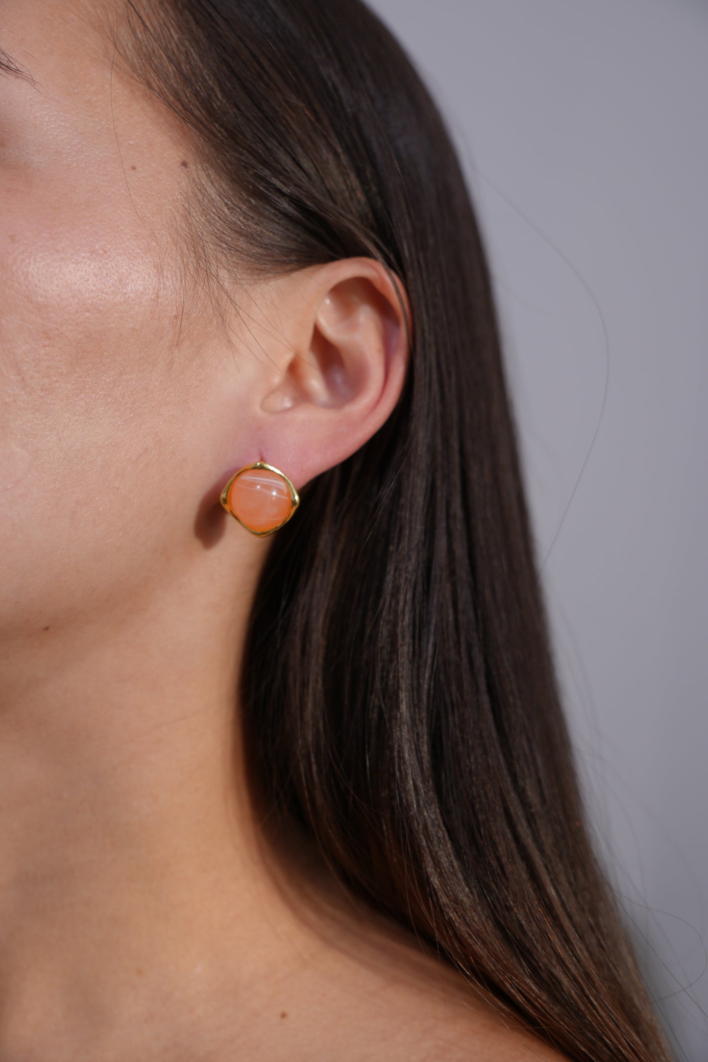 Swirl Gem Studs