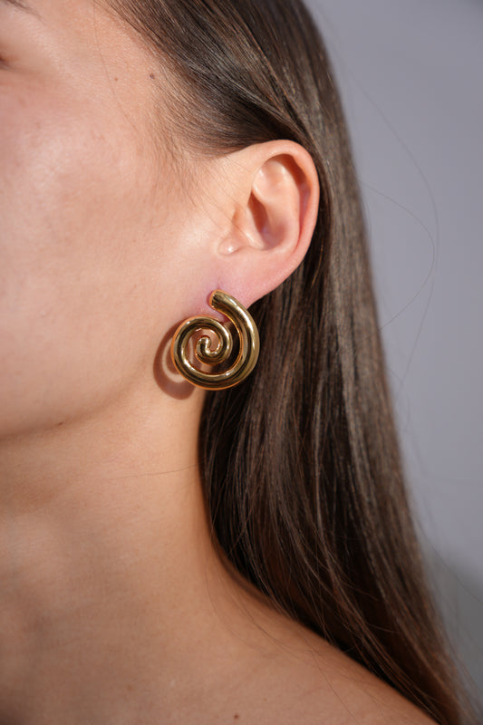 Spiral Twist Earrings