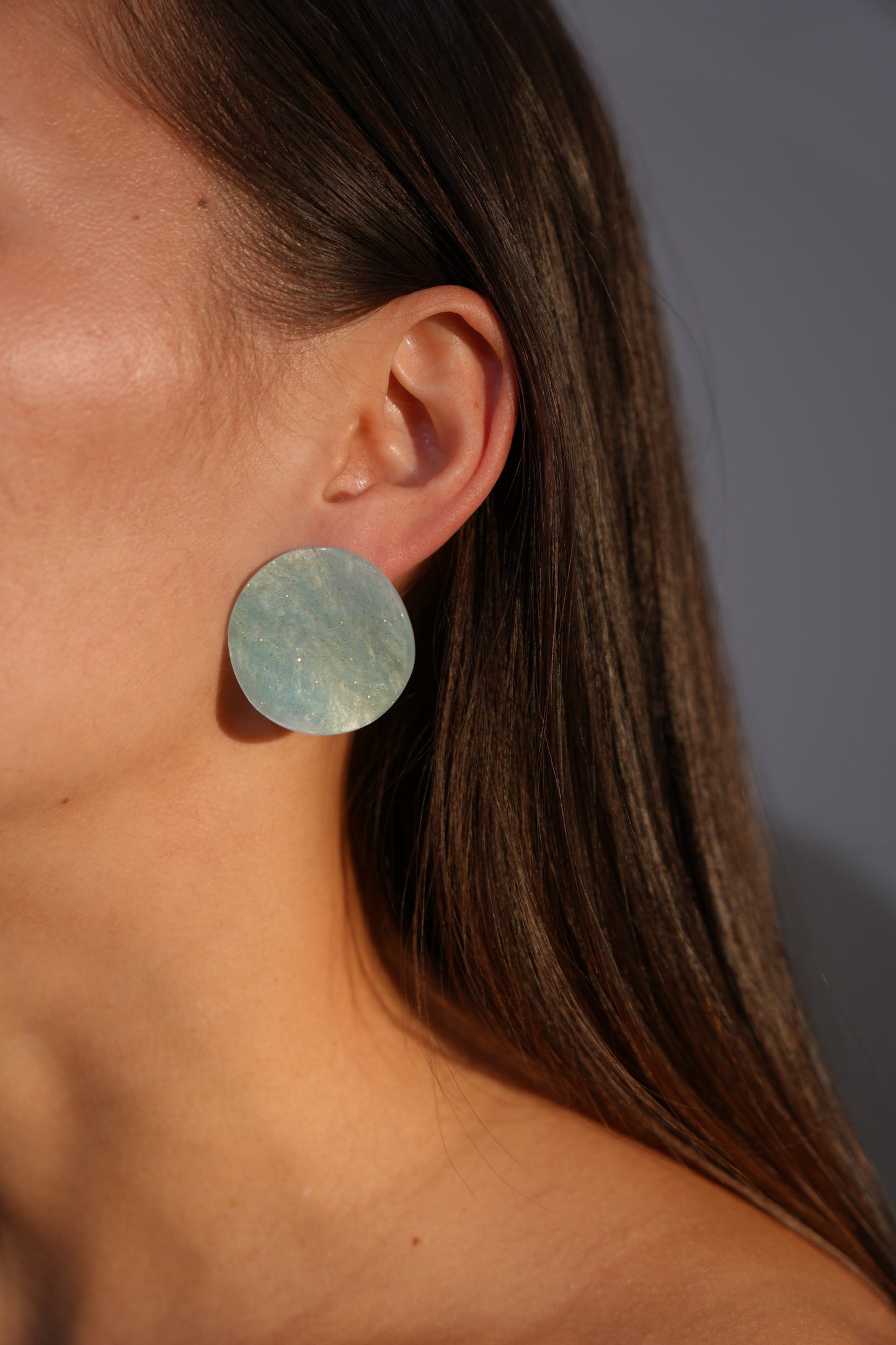 Swirl Resin Stud Earrings