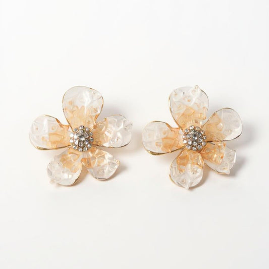 Floral Crystal Studs